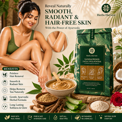 Turmeric Body Wax Powder for Hair Removal 100 gm